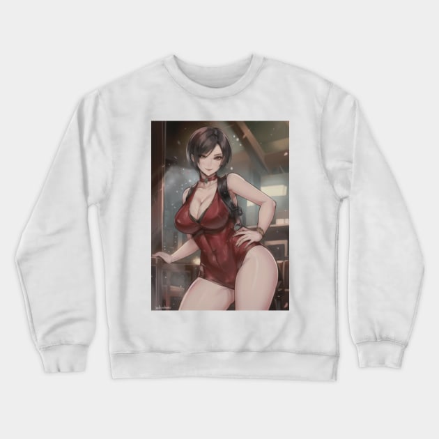 Ada Wong Crewneck Sweatshirt by mindworldz